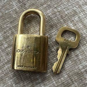 Louis Vuitton Padlock and Key